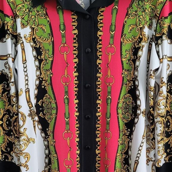 Eva Varro Baroque Chain blouse size XL - Picture 8 of 16